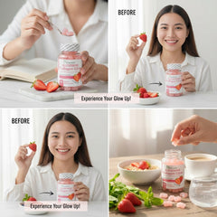 Nature Glow Glutathione Collagen Glow Gummies – Strawberry Flavor
