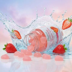 Nature Glow Glutathione Collagen Glow Gummies – Strawberry Flavor