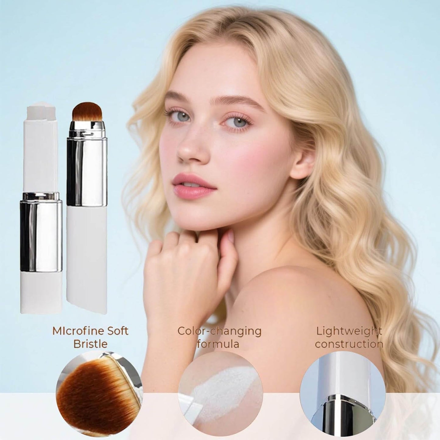 Color changing Foundation Stick